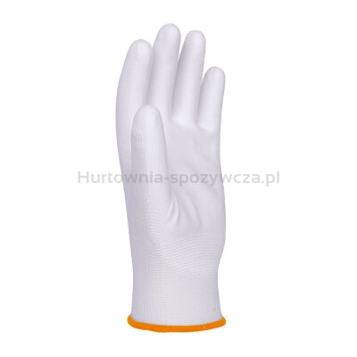 Rękawice DONAU SAFETY PU White, kat. II, rozm. 7, białe