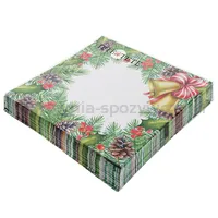 Tete A Tete Serwetki Glory Christmas Frame 3-Warstwowe 33X33Cm Składane 1/4 20Szt. W Paczce