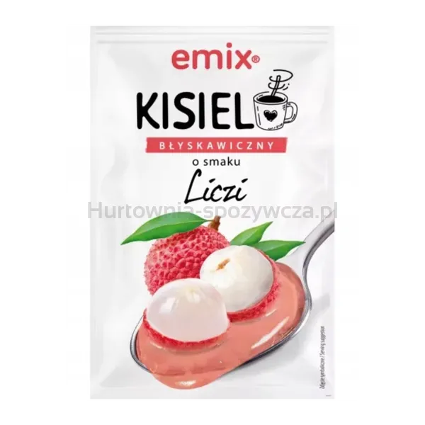 Kisiel błyskawiczny liczi emix 30g