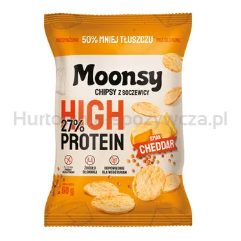 Moonsy chipsy soczewicowe Cheddar 60g