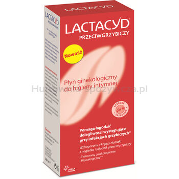 Lactacyd PrzeciwgrzyBiczy Płyn do higieny intymnej 200ml