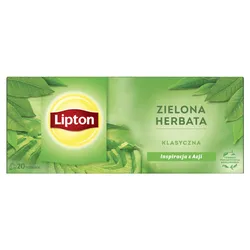Lipton Herbata zielona, klasyczna, 20 torebek(data 30.09.2027)