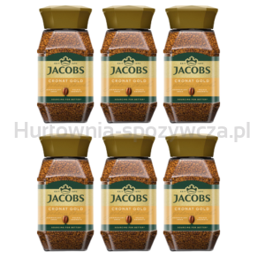 Jacobs Kawa Rozpuszczalna Cronat Gold 200 G x 6 sztuk