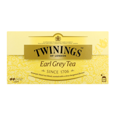 Twinings Herbata Czarna Aromatyzowana Earl Grey (25 saszetek)