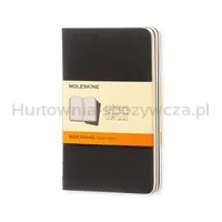Moleskine Zestaw 3 Zeszytów Cahier Journals P (9x14cm) w linie, 64 strony, czarny  - 2