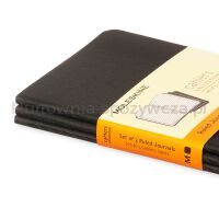 Moleskine Zestaw 3 Zeszytów Cahier Journals P (9x14cm) w linie, 64 strony, czarny  - 9