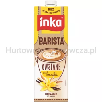 Inka napój owsiany barista smak wanilii 1l