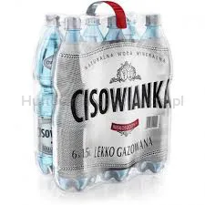 Cisowianka Woda Mineralna Gazowana 1,5l  SK x 6 sztuk