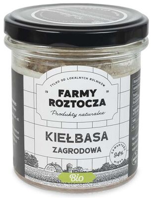 Farmy Roztocza Kiełbasa Zagrodowa Bio 250 G (Słoik) [BIO]