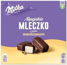 Milka Alpejskie Mleczko Waniliowe 330G