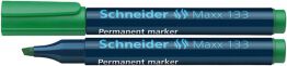Schneider Marker permanentny Maxx 133, ścięty, 1-4mm, zielony 