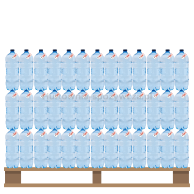 Woda Tge źródlana niegazowana 5 l <br>(Paleta 162 szt.)