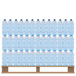 Woda Tge źródlana niegazowana 5 l <br>(Paleta 162 szt.)