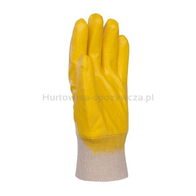 Rękawice DONAU SAFETY Nitrile 02, kat. II, rozm. 10, żółte