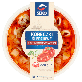 Seko Koreczki Śledziowe Z Suszonymi Pomidorami 220 G 