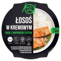 Meal Box Łosoś W Kremowym Sosie Z Koperkiem I Ryżem 360G