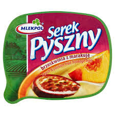 Mlekpol Serek Homogenizowany Pyszny O Smaku Brzoskwinia - Marakuja 140G