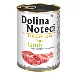 Dolina Noteci Pure mokra karma dla psów puszka dla Psa Jagnięcina 400g