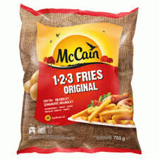 Mccain 123 Fries Original Frytki 750 G