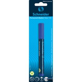 Schneider Marker permanentny Maxx 133, ścięty, 1-4mm, blister, niebieski 