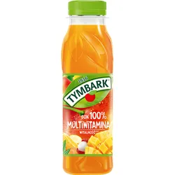 Tymbark Sok 100% multiwitamina 300 ml (w tym +0,50 zł/szt. zwrotnej kaucji)