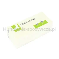Bloczek Samoprzylepny Q-Connect, 38X51Mm, 3X100 Kart., Jasnożółty - 5