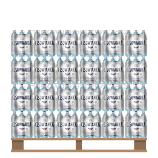 Woda Cisowianka lekko gazowana 1,5l <br>(Paleta 504 szt.)