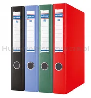 Donau Segregator ringowy PP, A4/4RD/30mm, czarny  - 2