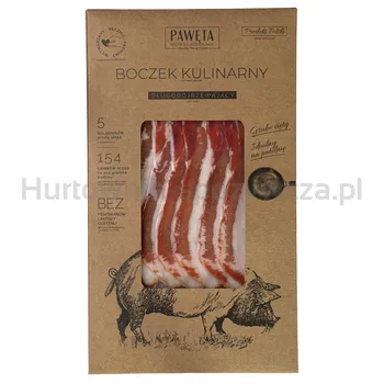 Pawęta Boczek wieprzowy dojrzewający plastry 50 g