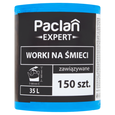 Paclan Expert Worki Na Śmieci Wiązane 35L 150 Szt.