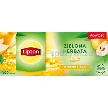 Herbata zielona Lipton o smaku pigwy 20tb