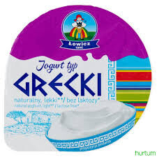 Łowicz Jogurt Grecki Light Bez Laktozy 250G