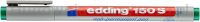 Foliopis zmywalny e-150 S EDDING, 0,3 mm, zielony - 2