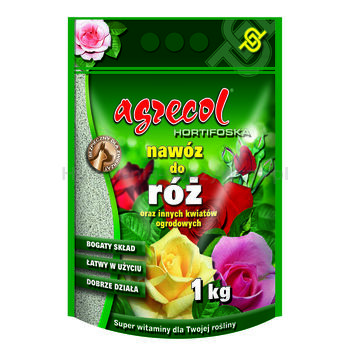 Hortifoska nawóz do róż oraz innych kwiatów ogrodowych 1 kg Agrecol