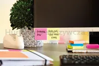 Post-It Podajnik do karteczek samoprzylepnych Kotek (CAT-330), biały, w zestawie 1 bloczek Super Sticky Z-Notes  - 5