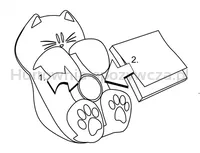 Post-It Podajnik do karteczek samoprzylepnych Kotek (CAT-330), biały, w zestawie 1 bloczek Super Sticky Z-Notes  - 6