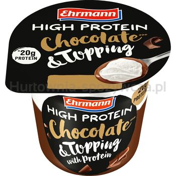 High Protein Pudding Czekoladowy Z Bitą Śmietanką 200G