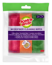 Ściereczka z mikrofibry SCOTCH-BRITE Basic, 3 szt., mix kolorów