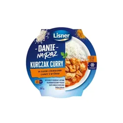 Lisner Kurczak W Czerwonym Curry Z Ryżem 360G