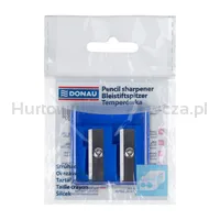 Donau Temperówka plastikowa, podwójna, mix kolorów  - 4