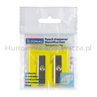 Donau Temperówka plastikowa, podwójna, mix kolorów  - 6