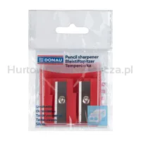 Donau Temperówka plastikowa, podwójna, mix kolorów  - 8