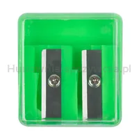 Donau Temperówka plastikowa, podwójna, mix kolorów  - 9