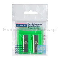 Donau Temperówka plastikowa, podwójna, mix kolorów  - 10