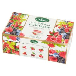 Bifix Kompozycja 6 smaków Herbat Owocowych ekspresowych 60x2g