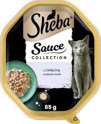 Sheba Sauce collection Karma z cielęciną w jasnym sosie 85g