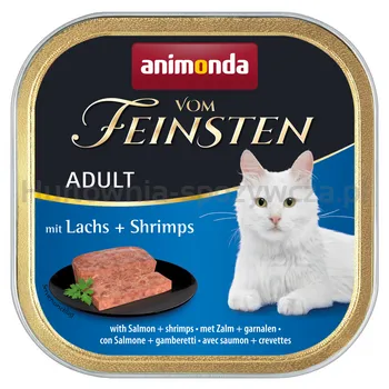 Animonda Vom Feinsten Adult &quotdorosły kot&quot Łosoś i krewetki 100g