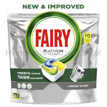 Fairy Kapsułki Do Zmywarek Platinum Plus All In One Yellow 70 Szt. 1043 G