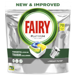 Fairy Platinum Plus All In One Yellow Kapsułki Do Zmywarek 70 Szt. 1043 G