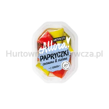 Allora Papryczki czerwone &zielone z serkiem 150g